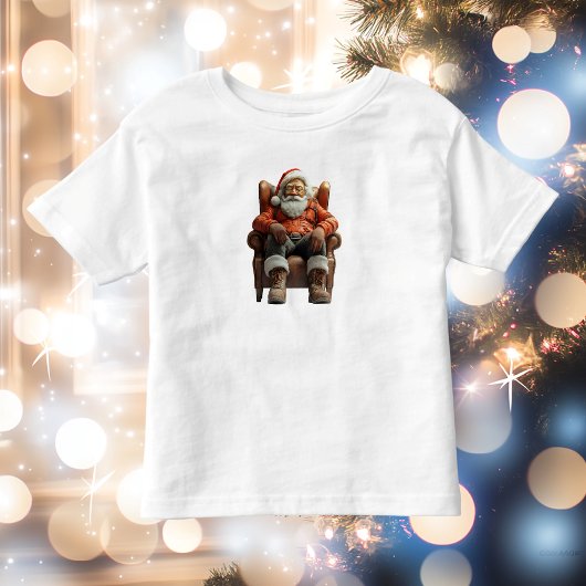 Vermoeide Santa Peuter T-shirt