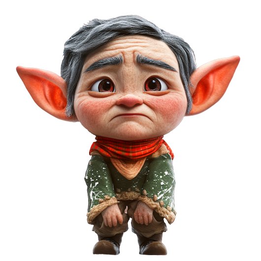 Vermoeide vader Kerst Elf Witte Gift Labels Cadeaulabel