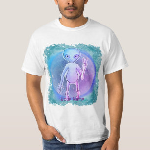 Vermoeide Vreedsbuitenaards T-shirt