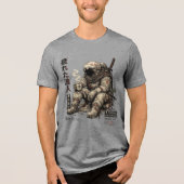 Vermoeide Zwervers Ruimtevaarder Tri-Blend Shirt (Voorkant)
