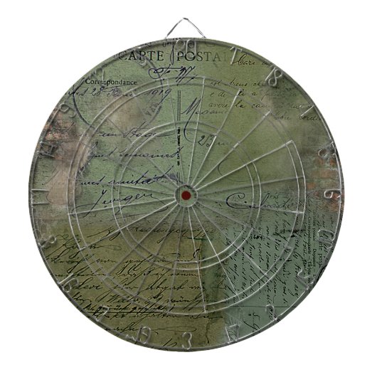 Vermoeidheid Groen 1919 Dart Board Dartbord (Voorkant)