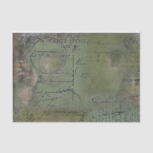 Vermoeidheid Groenboek 1919 Weefselpapier Tissuepapier (Voorkant)