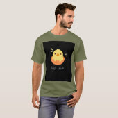 Vermoeidheid Groene Kleur Cute T-Shirt Ontwerp (Voorkant volledig)