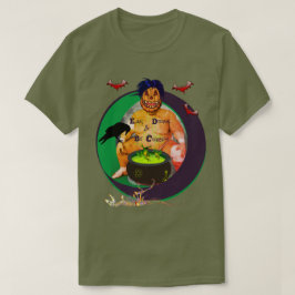 Vermoeidheid van schuitpomkin Halloween T-shirt