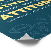 Vermogen, motivatie, houding en inspiratie poster (Hoek)