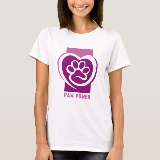vermogen van de poot t-shirt (Voorkant)