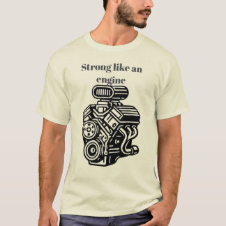 Vermogen van een motor t-shirt
