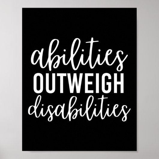 Vermogen weegt op tegen handicaps 3 poster (Voorkant)