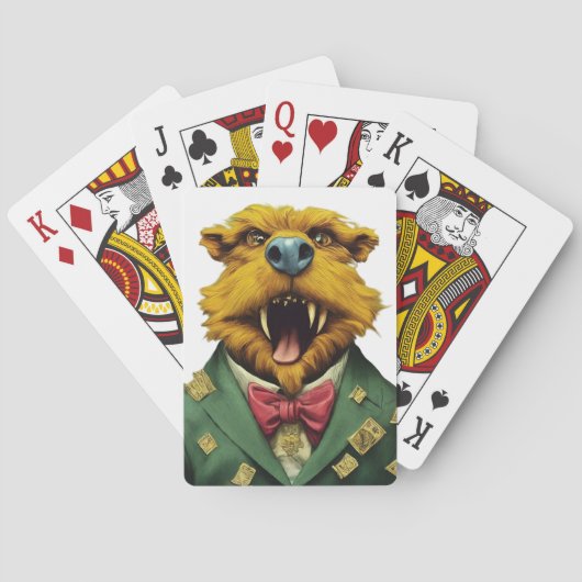 vermogend en maf pokerkaarten (Achterkant)