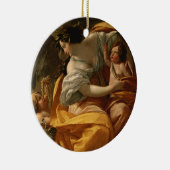 Vermogendheid (olie op doek) keramisch ornament (Rechts)