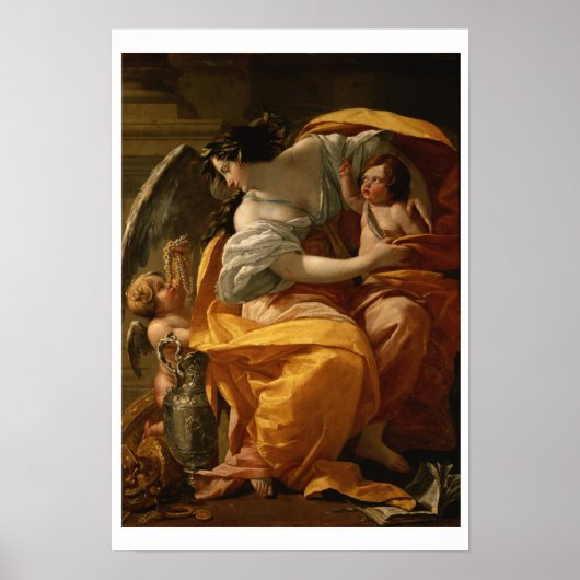 Vermogendheid (olie op doek) poster (Voorkant)