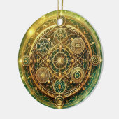 vermogensstromingssignaal keramisch ornament (Links)