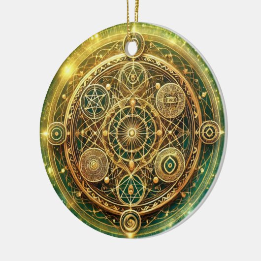 vermogensstromingssignaal keramisch ornament (Links)