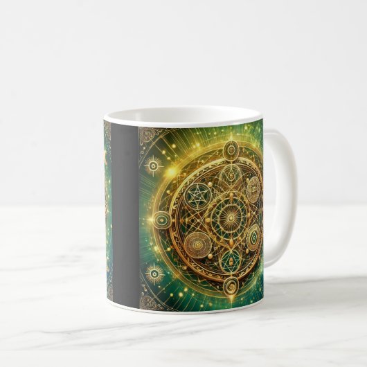 vermogensstromingssignaal koffiemok (Voorkant rechts)