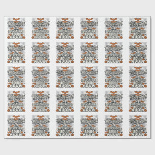 Vermomd als een Verantwoordelijke Volwassene Hallo Cadeaupapier