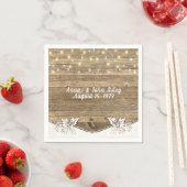 vermomde verlichting op hout servetten (Insitu)