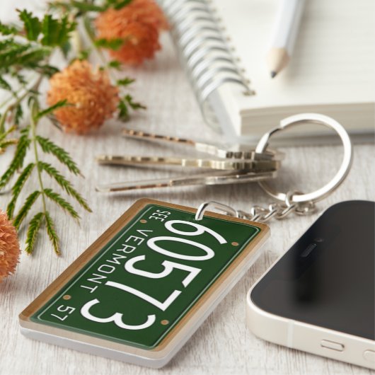 Vermont 1957  Bord Sleutelhanger (Voorkant Rechts)