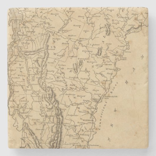 Vermont 5 stenen onderzetter (Voorkant)