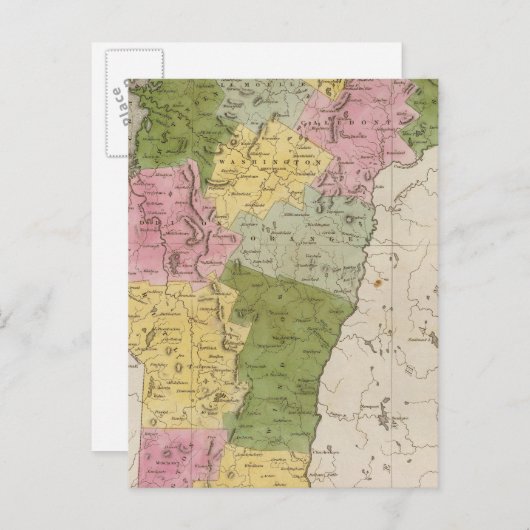 Vermont 7 briefkaart (Voorkant / Achterkant)