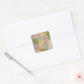 Vermont 7 vierkante sticker (Envelop)