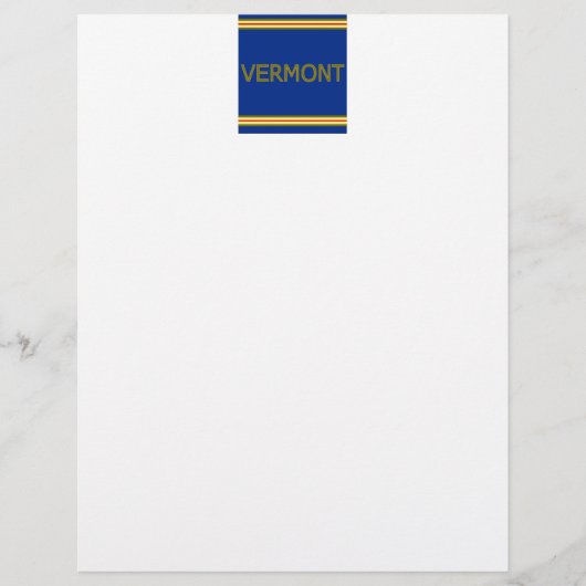 Vermont 8,5-inch x 11-inch briefhoofd (Voorkant)