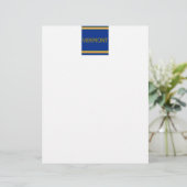 Vermont 8,5-inch x 11-inch briefhoofd (Staand voorkant)