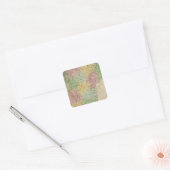 Vermont 8 vierkante sticker (Envelop)