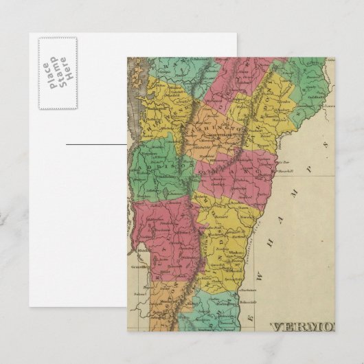 Vermont 9 briefkaart (Voorkant / Achterkant)