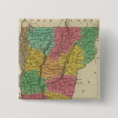 Vermont 9 vierkante button 5,1 cm (Voorkant)