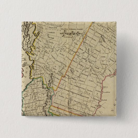 Vermont 9 vierkante button 5,1 cm (Voorkant)