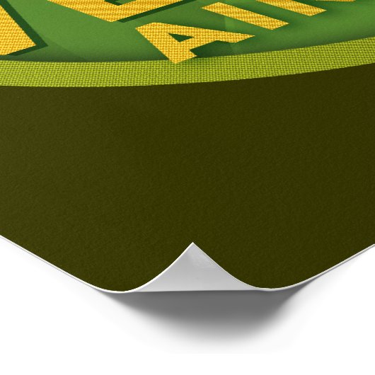 Vermont Ain't Flat Poster (Hoek)