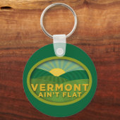 Vermont Ain't Flat Sleutelhanger (Voorkant)