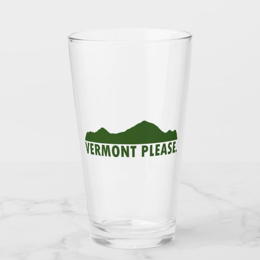 Vermont Alsjeblieft Glas (Voorkant)