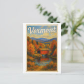 Vermont ansichtkaart briefkaart (Staand voorkant)