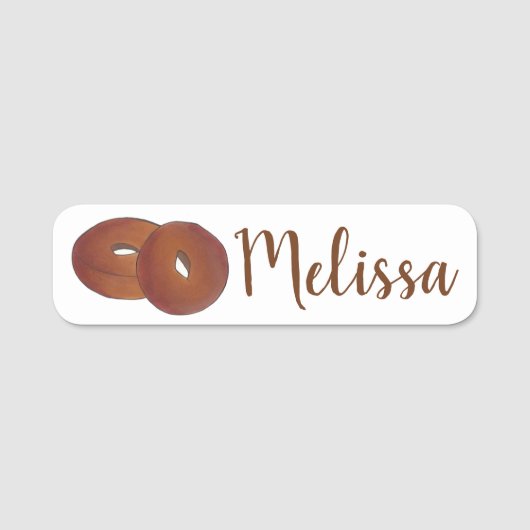 Vermont Apple Cider Donut Pastry Doughnut Naamplaatje (Voorkant)