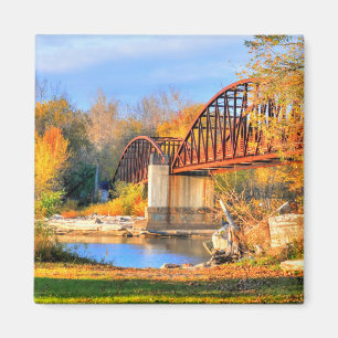 Vermont Autumn Bridge Magneet