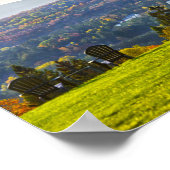 Vermont Autumn Evening Uitzicht Poster (Hoek)