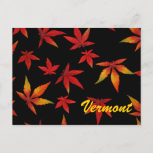 Vermont Autumn Leaves Briefkaart