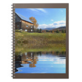Vermont Barn met reflecties Notitieboek (Voorkant)