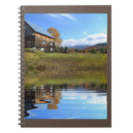 Vermont Barn met reflecties Notitieboek