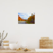 Vermont Bergweg, Herfst Poster (Keuken)