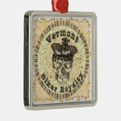 Vermont Biker Metalen Ornament (Rechts)