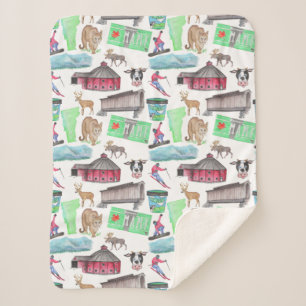 Vermont Blanket Sherpa Deken