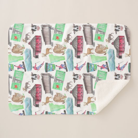 Vermont Blanket Sherpa Deken (Voorkant (horizontaal))