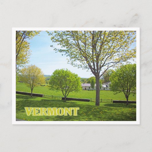 Vermont Briefkaart (Voorkant)
