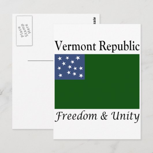 Vermont Briefkaart (Voorkant / Achterkant)