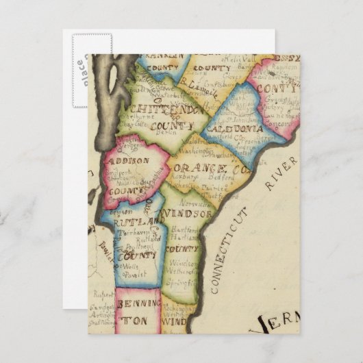 Vermont Briefkaart (Voorkant / Achterkant)