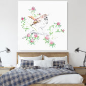 Vermont Canvas Afdruk (Insitu (Slaapkamer))