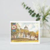  Vermont Capitol met Seal Briefkaart (Staand voorkant)