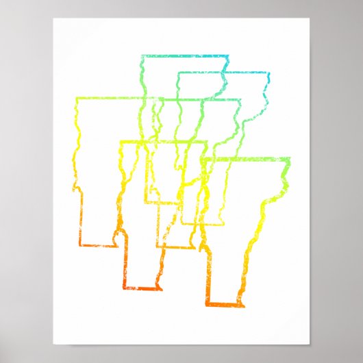 vermont chill blur poster (Voorkant)